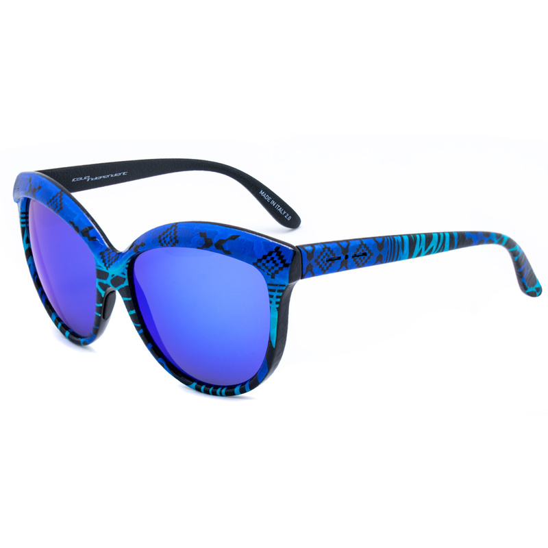 Okulary ITALIA INDEPENDENT 0092INX022000. Okulary przeciwsłoneczne, Kolor niebieski. Kobieta.
