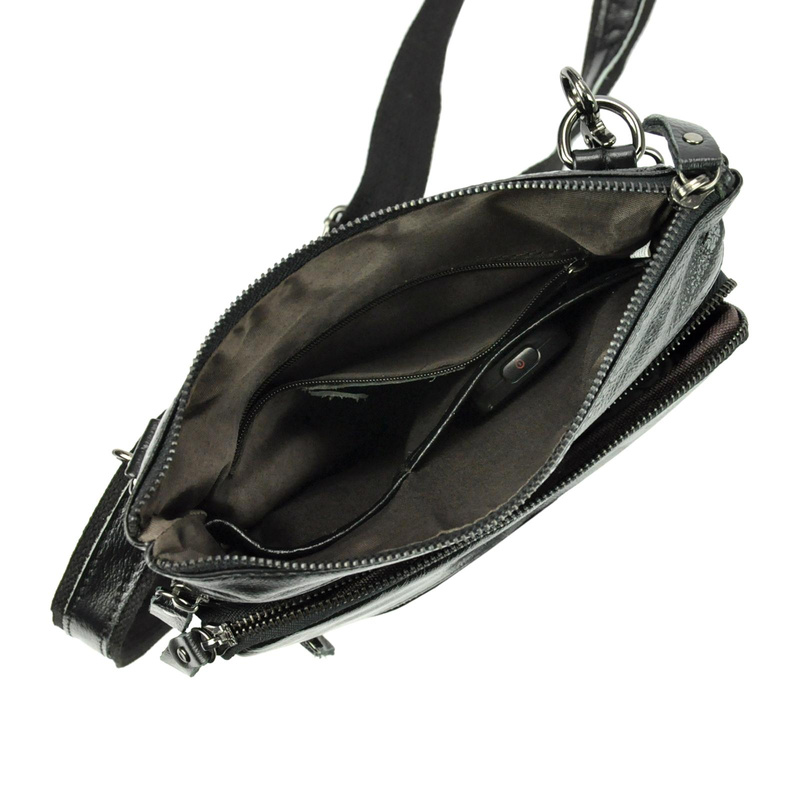 Giorgio męska saszetka torba na ramię skóra naturalna kieszenie