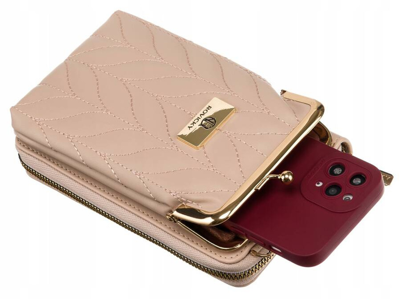 Torebka z funkcją portfela z paskiem od Rovicky