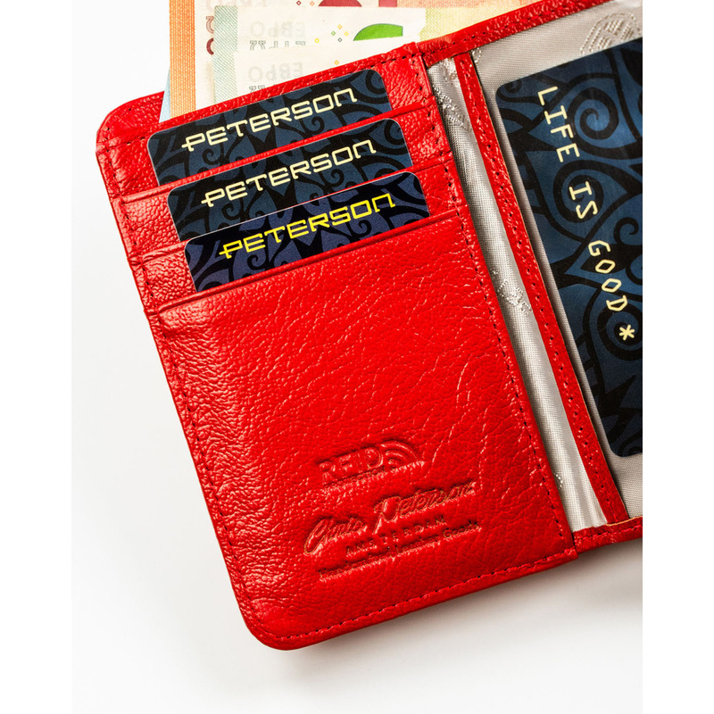 Skórzany damski portfel Peterson PTN PS115-MLF