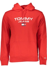 CZERWONA BLUZA MĘSKA ZApinana na zamek TOMMY HILFIGER