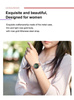 SMARTWATCH DAMSKI PACIFIC 18-2 - BRANSOLETA + PASEK: Rosegold / Biały (sy015b)