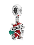 Damska zawieszka charms Pandora 797501ENMX srebrno-czerwono-zielona
