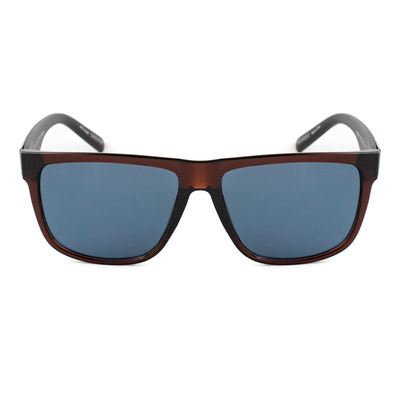 Okulary GUESS GO00058-6145V. Okulary przeciwsłoneczne, Kolor brązowy. Mężczyzna.