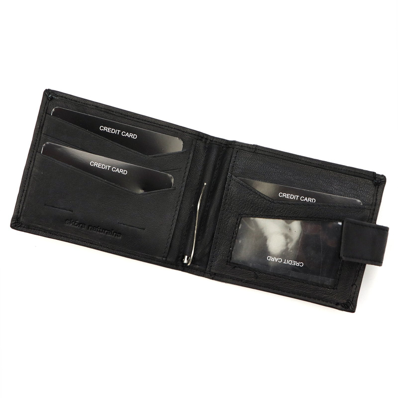 Skórzany męski portfel Money Kepper CC 6001B v2