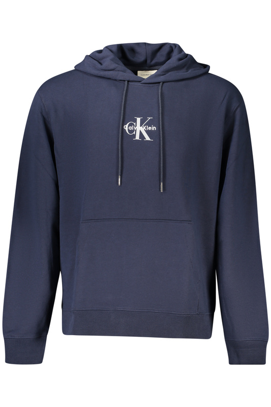MĘSKA BLUZA Z ROZPINANYM NA ZAMEK CALVIN KLEIN W KOLORZE NIEBIESKIM