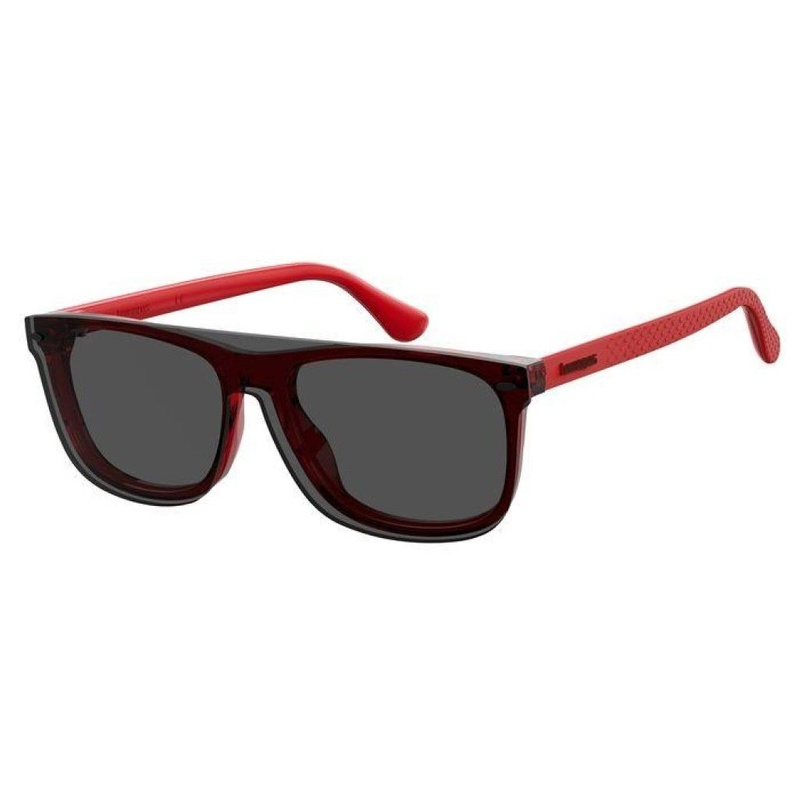 Okulary HAVAIANAS PARATY-CS-C9A. VIEW + CLIP-ON, Kolor czerwony. Mężczyzna.