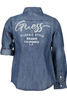 NIEBIESKA KOSZULA GUESS JEANS DLA DZIEWCZYN Z DŁUGIM RĘKAWEM