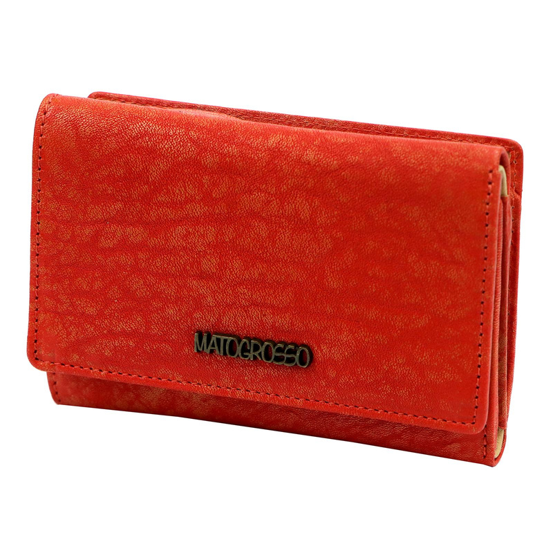 Mato Grosso portmonetka damska skóra naturalna pojemny portfel RFID