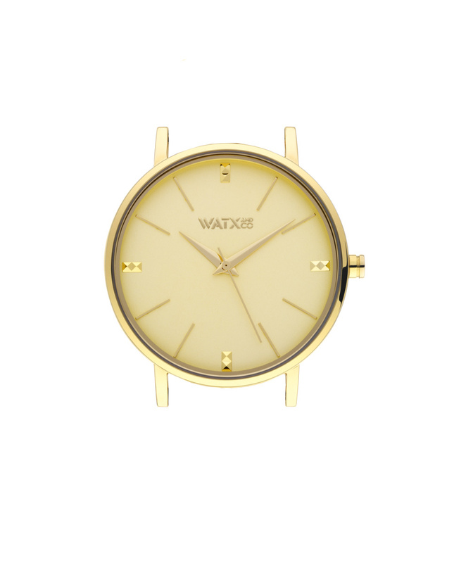 Zegarek WATXANDCO WXCA3021. BOX, Kolor żółty. Kobieta.