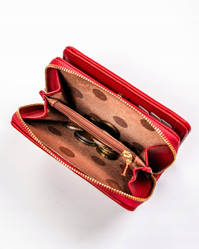 Damska kompaktowa pikowana portmonetka od Rovicky