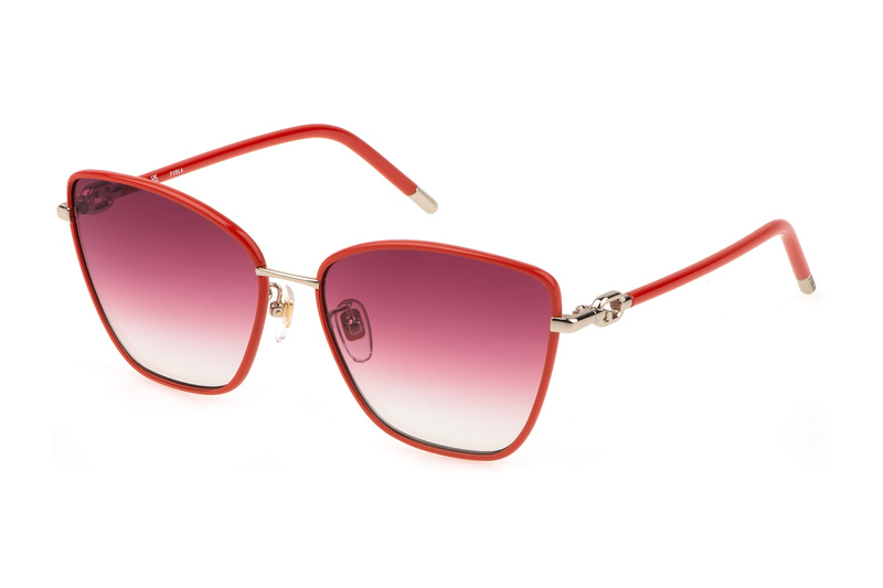 Okulary FURLA SFU692V580594. Okulary przeciwsłoneczne, Kolor czerwony. Kobieta.