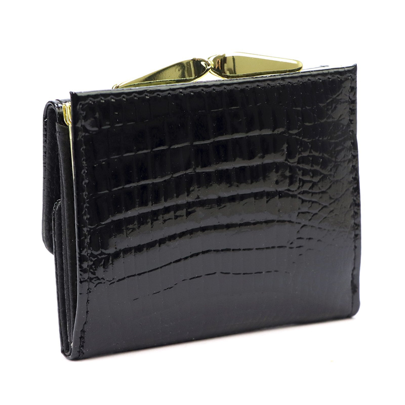 Lakierowana mała damska portmonetka marki Gregorio