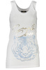 CAVALLI CLASS DAMSKI TANK TOP BIAŁY