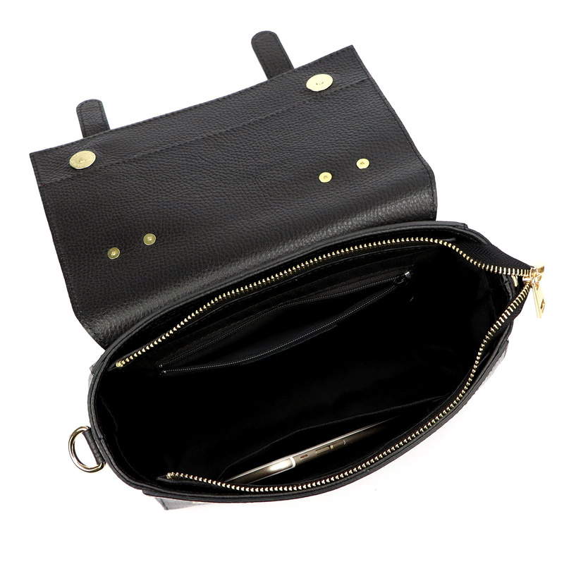 Luka klasyczna damska listonoszka ze skóry naturalnej torebka na ramię