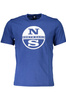 NIEBIESKI T-SHIRT MĘSKI Z KRÓTKIM RĘKAWEM NORTH SAILS