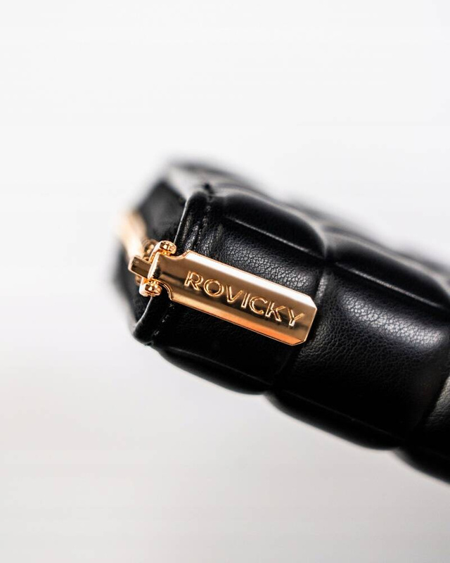 Duży damski pikowany elegancki portfel od Rovicky