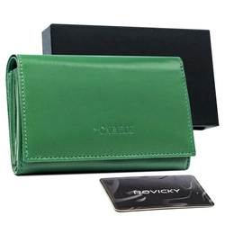 Rozbudowana damska portmonetka skórzana 4U Cavaldi