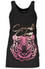 CAVALLI CLASS DAMSKI TANK TOP CZARNY