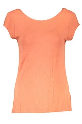 T-SHIRT Z KRÓTKIM RĘKAWEM GUESS JEANS POMARAŃCZOWY