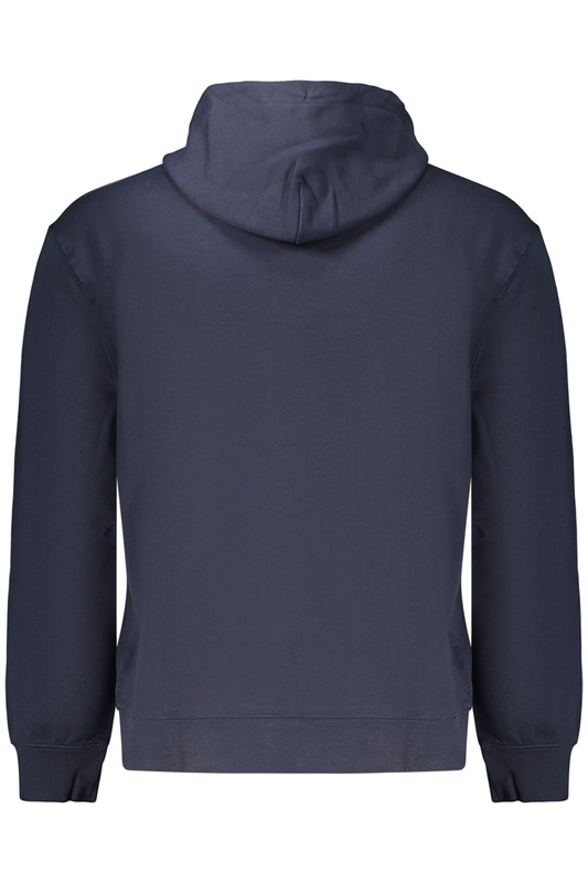 MĘSKA BLUZA Z ROZPINANYM NA ZAMEK CALVIN KLEIN W KOLORZE NIEBIESKIM
