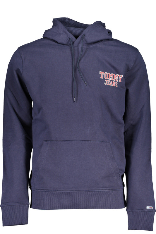NIEBIESKA BLUZA MĘSKA TOMMY HILFIGER BEZ ZAMKA