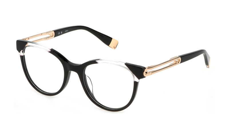 Okulary FURLA VFU672-510700. Okulary, Kolor czarny. Kobieta.