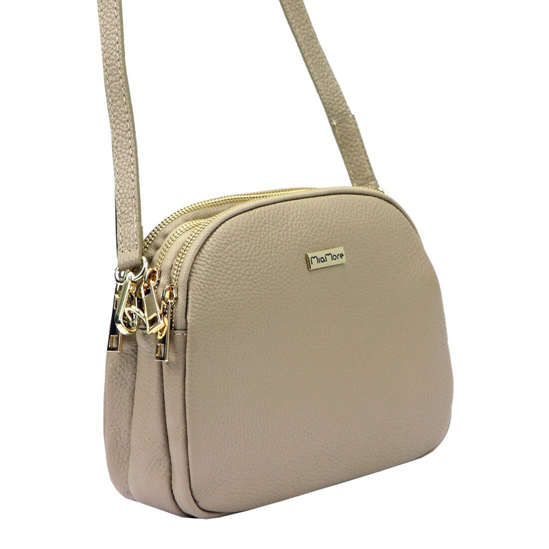 MiaMore damska listonoszka przez ramię skóra naturalna torebka na ramię