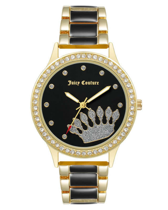 Zegarek JUICY COUTURE JC1334BKGP. Kwarcowy, Kolor czarny. Kobieta.