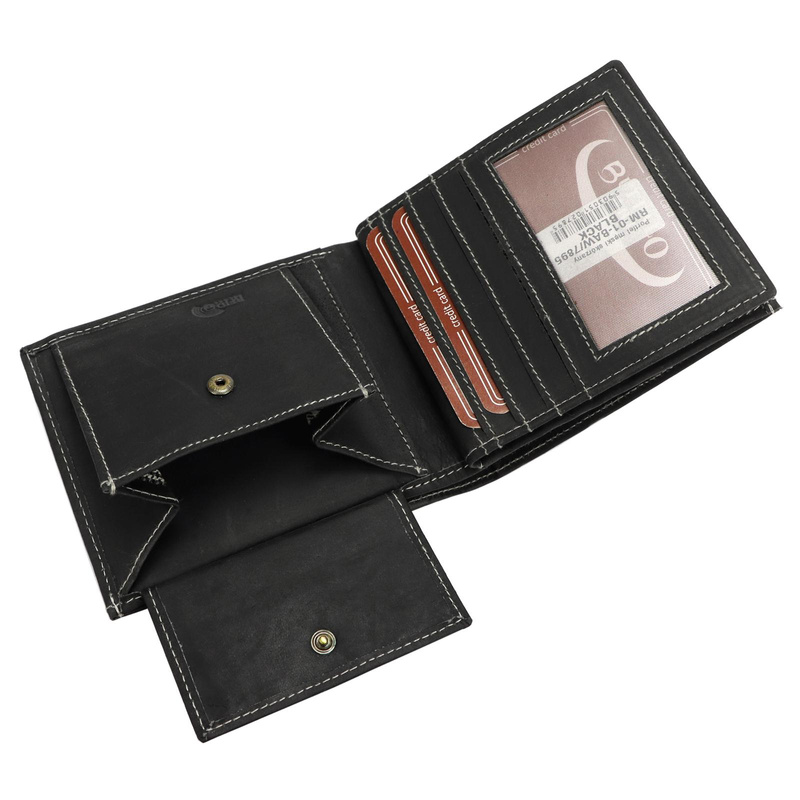 Elegancki męski kompaktowy portfel Buffalo Wild