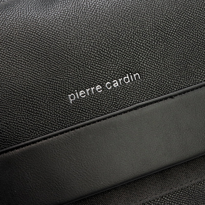 Pierre Cardin męski plecak duży z kieszeniami do pracy na dokumenty