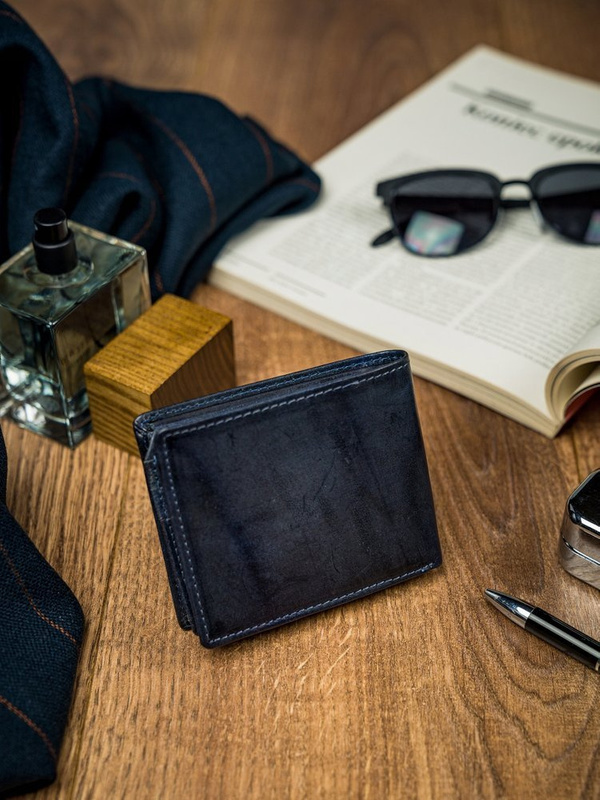 Skórzany męski portfel Wild N1186-HP