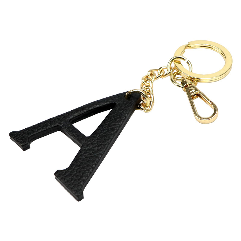 Florence literki brelok do torebki zawieszka do kluczy skóra naturalna