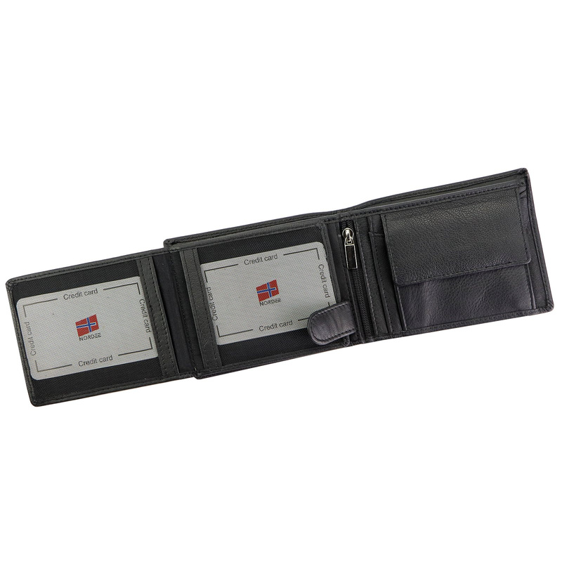 Skórzany męski portfel Nordee HARE N992