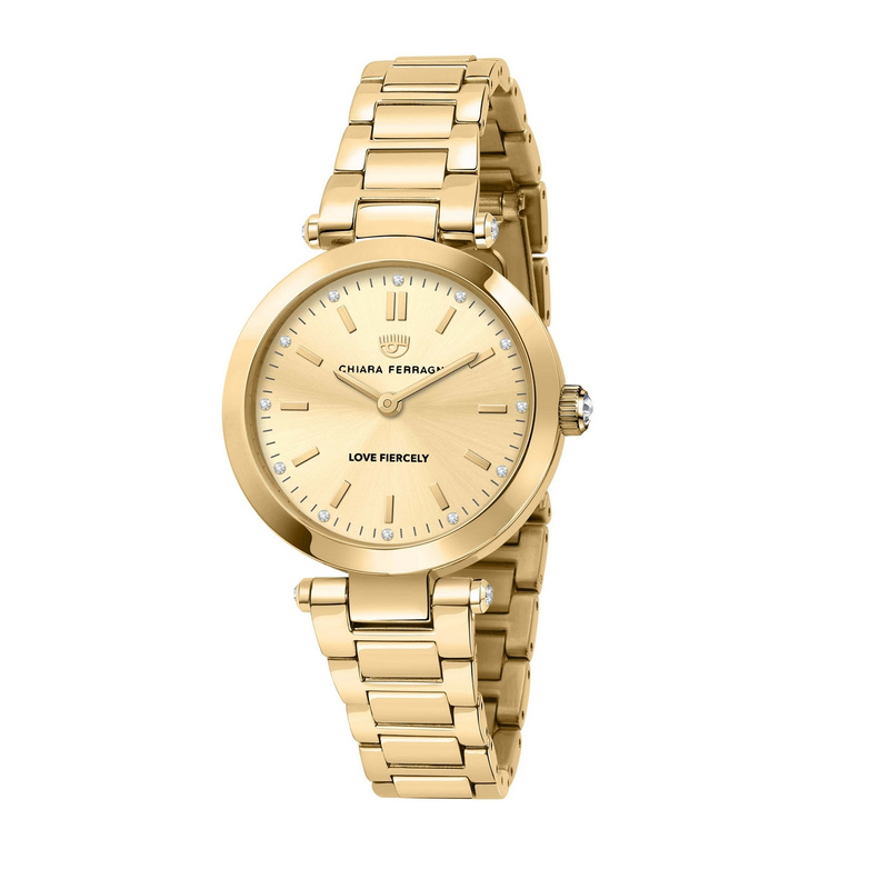 Zegarek CHIARA FERRAGNI R1953103504. Kwarcowy, Kolor złoty. Kobieta.