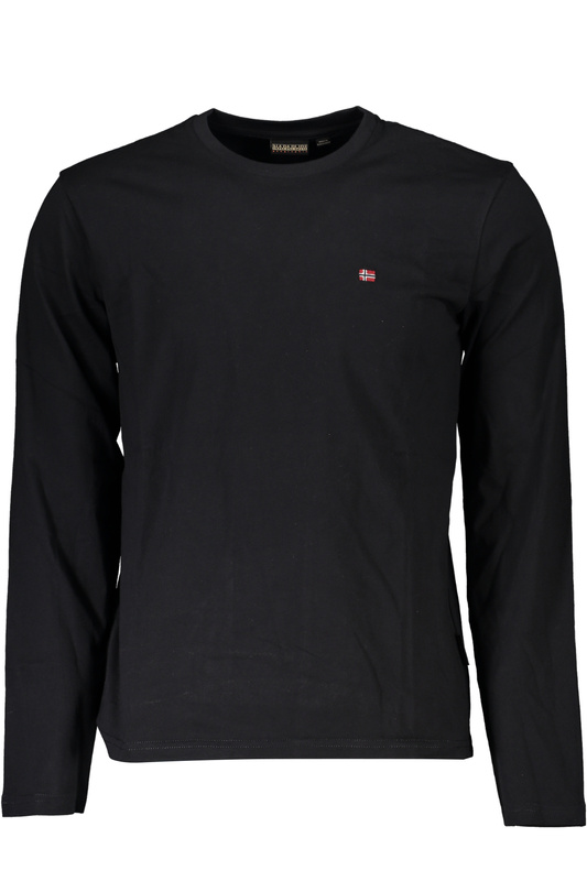 MĘSKI T-SHIRT Z KRÓTKIM RĘKAWEM NAPAPIJRI CZARNY