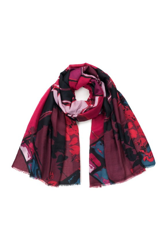 Szal Błyszcząca Krata