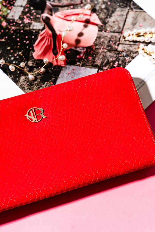 Duży Stylowy portfel damski na zamek od Rovicky