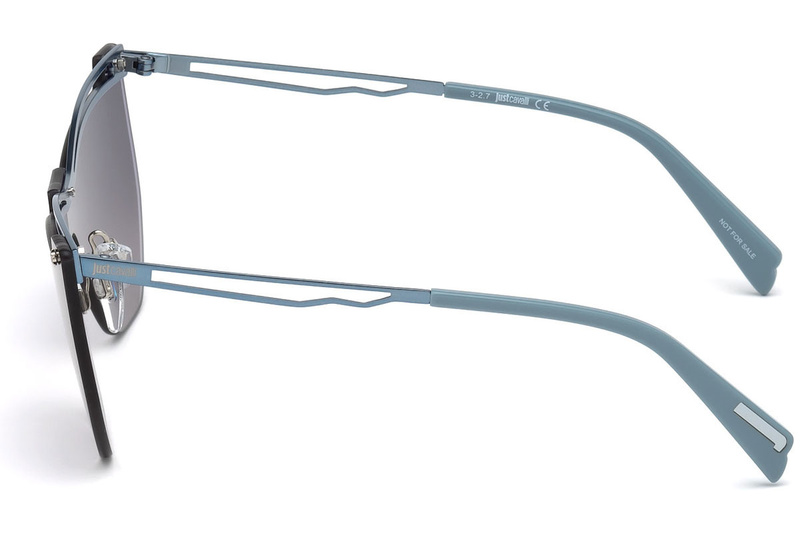 Okulary JUST CAVALLI JC841S-84C. Okulary przeciwsłoneczne, Kolor niebieski szary. Kobieta.