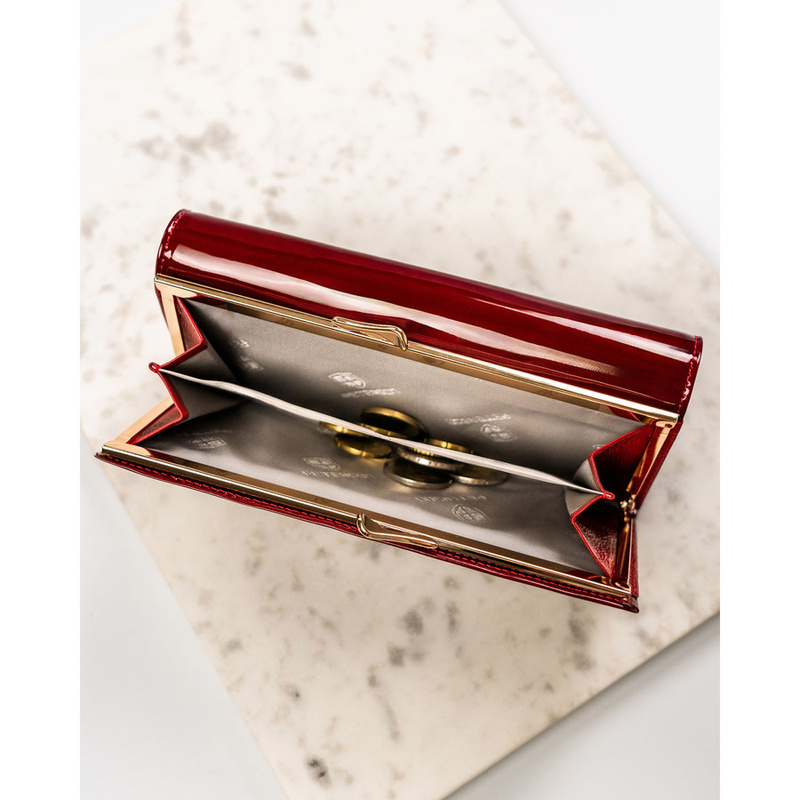 Skórzany damski portfel Peterson PTN BC-421028