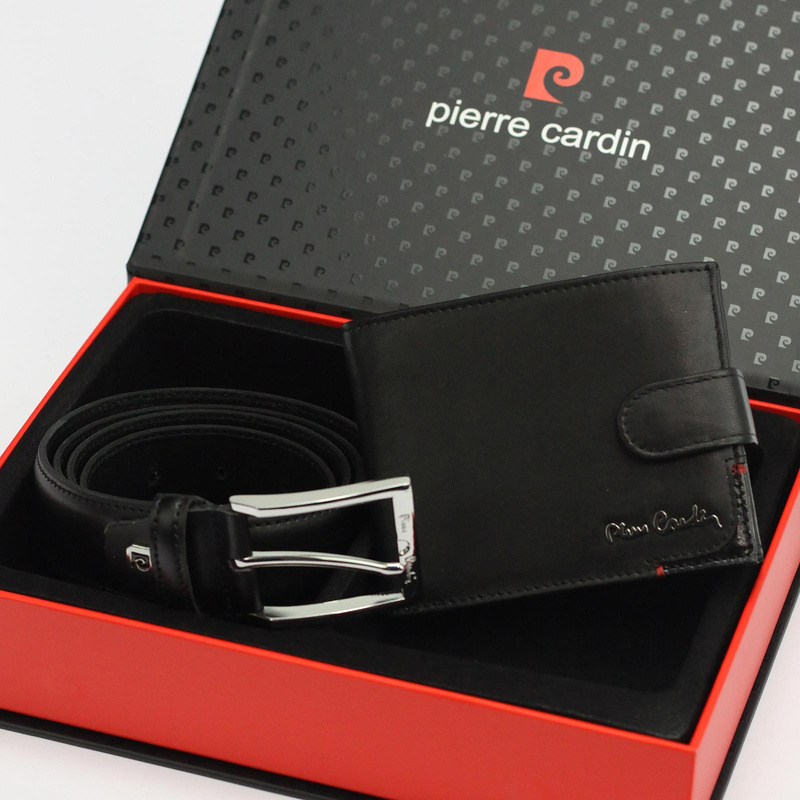 Zestaw prezentowy 11: PASEK + PORTFEL PIERRE CARDIN