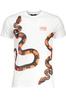 T-SHIRT M�SKI Z KR�TKIM R�KAWEM KLASY CAVALLI BIA�Y