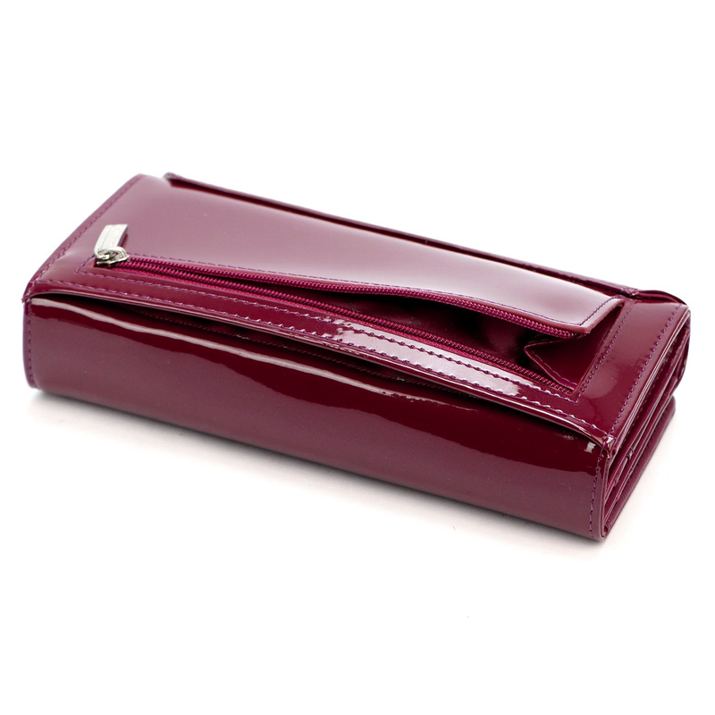 skóra naturalna + Damski portfel ze skóry ekologicznej Pierre Cardin 07 SHINY 102