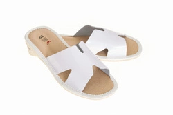 Wójciak Podhale Kapcie po domu damskie skóra naturalna z odkrytymi palcami