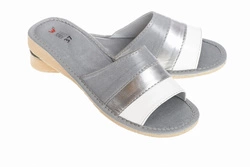 Wójciak Podhale damskie domowe kapcie skóra naturalna wygodne otwarty palec