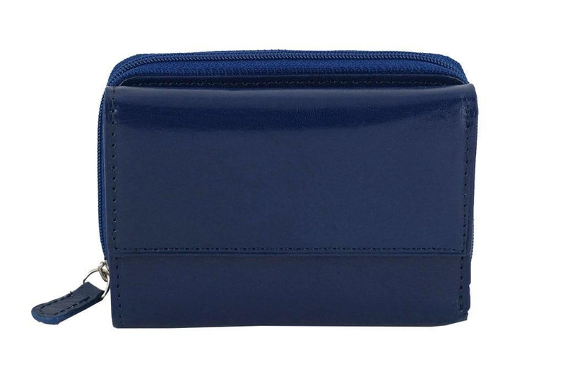 Barberinis - portfel skórzany damski - Brązowy ciemny