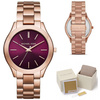 ZEGAREK DAMSKI Michael Kors Slim Runway MK3494 + BOX