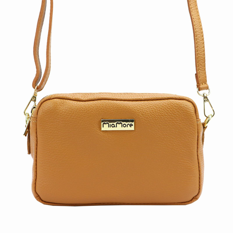 MiaMore miejska damska listonoszka skóra naturalna torebka przez ramię