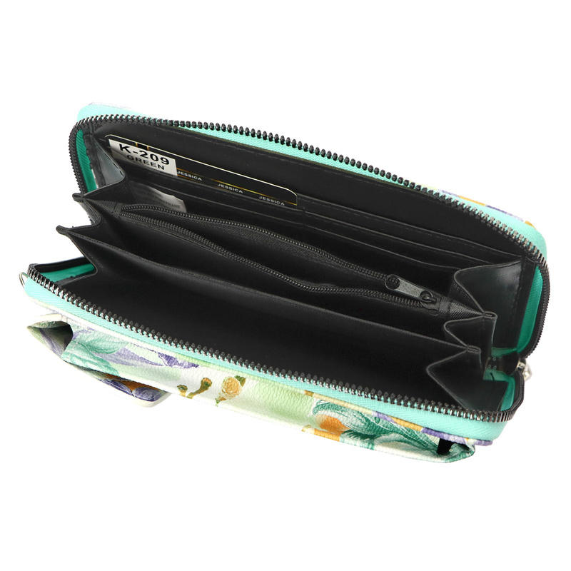 Damski portfel ze skóry ekologicznej Jessica K-209