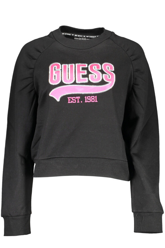 BLUZA GUESS JEANS BEZ ZAMKA DAMSKA CZARNA